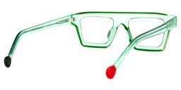 Gerri Square Green Glasses4