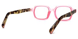 Williams Rectangle Pink Glasses4