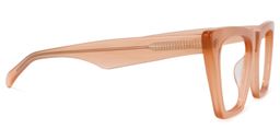 Cecile Cat Eye Beige Glasses3