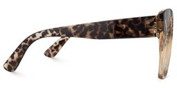 Denis Cat Eye Light Tortoise Glasses3