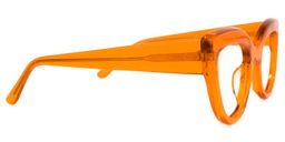 Caren Cateye Orange Glasses3
