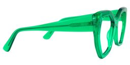 Vickie Geometric Green Glasses3