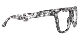 Randall Square Black-Floral Glasses3