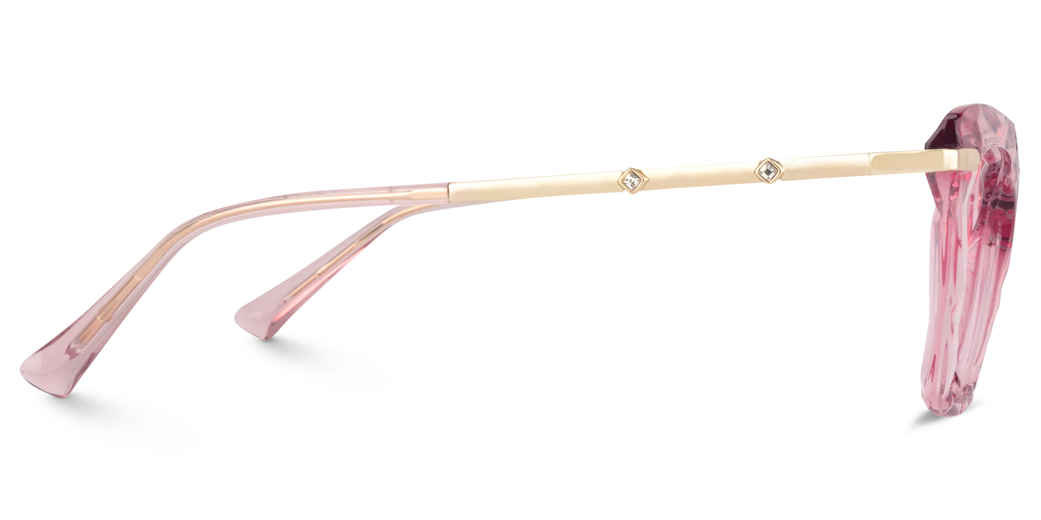 Cateye Pink Glasses | Zeelool Eyewear Online1