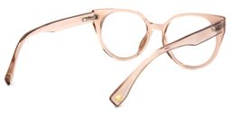 Sampson Round Beige Glasses4