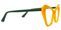 Benita Cateye Yellow Glasses3