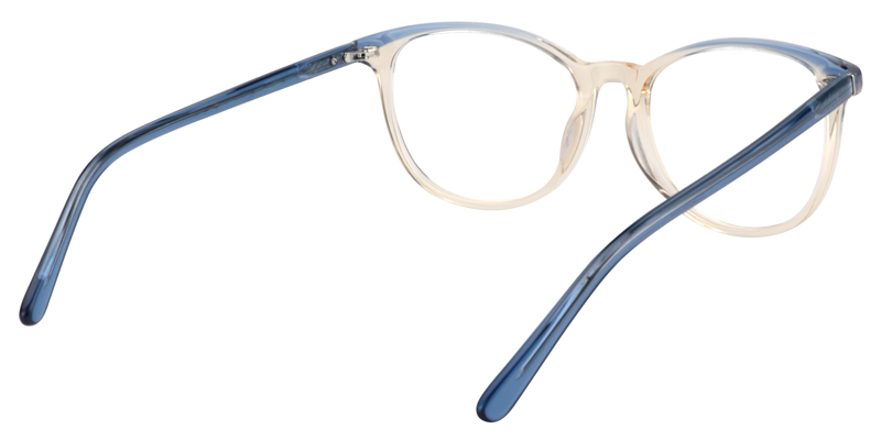 Rectangle Beige Glasses | Zeelool Eyeglasses5