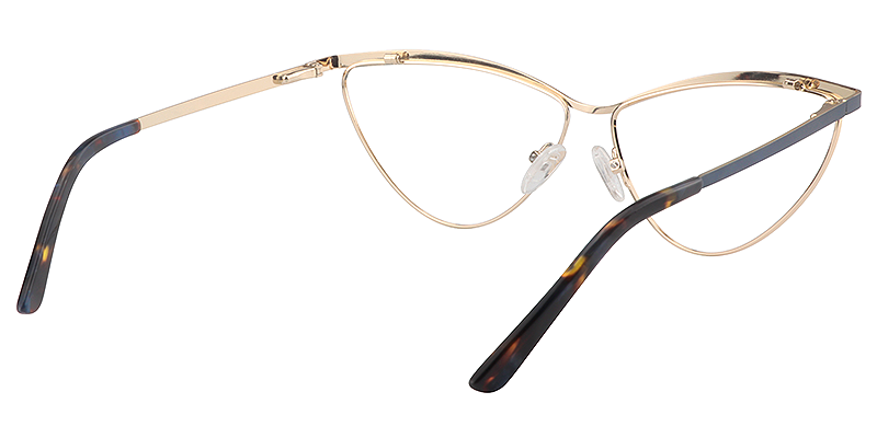 Hedy Blue Cateye Glasses  | Zeelool Eyeglass Frames6