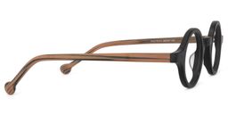 Arale Round Black Glasses3