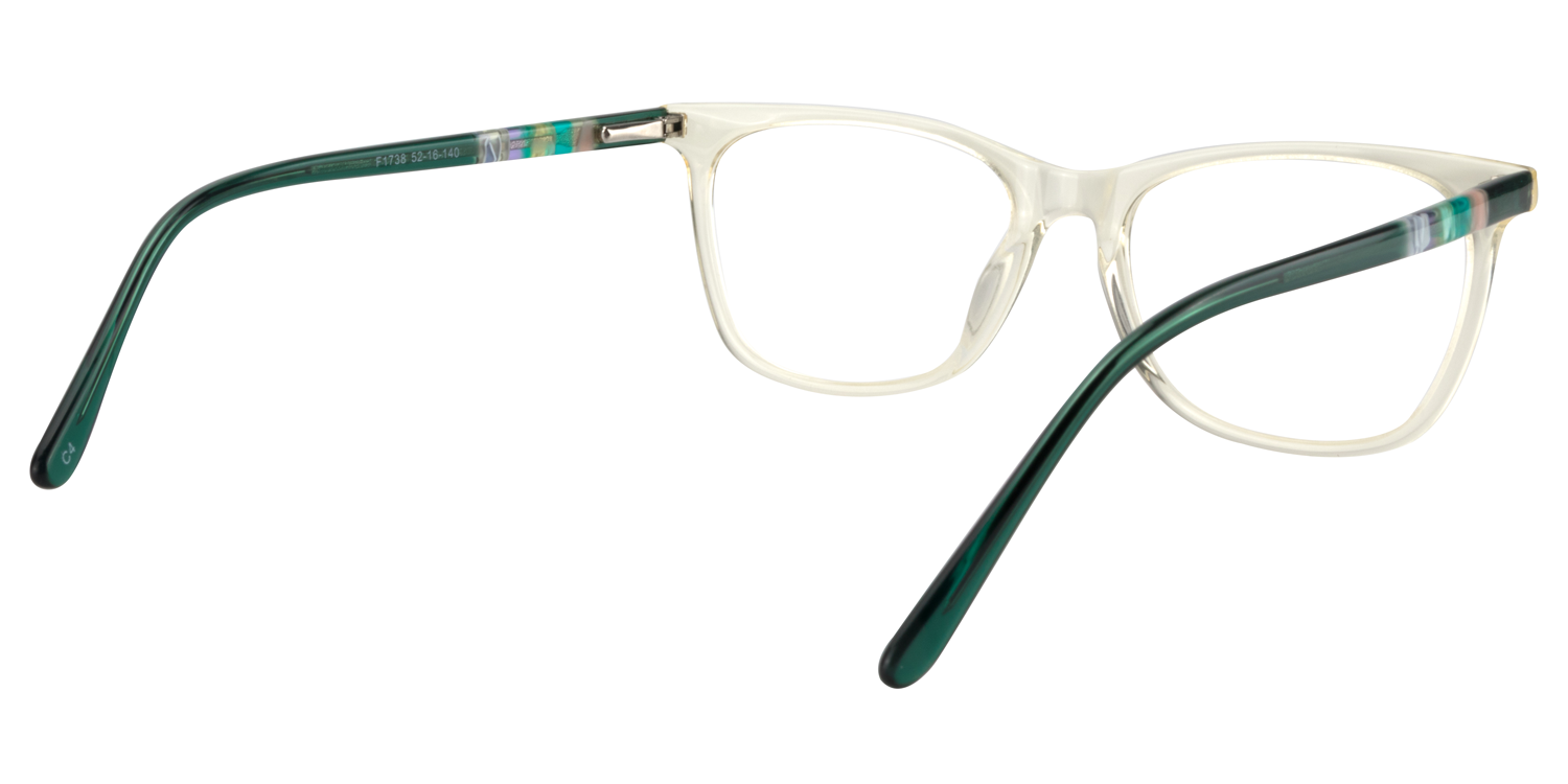  Rectangle Clear Glasses | Zeelool Eyeglasses5
