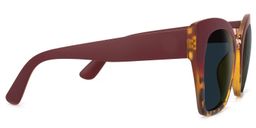 Denis Cat Eye Red Sunglasses2