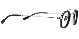 Corrine Geometric Silver Glasses4