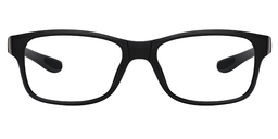 Franklin Rectangle Black Glasses0