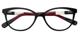 Nikita Cat Eye Black Glasses1