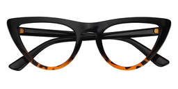 Jasmine Cat Eye Black Glasses1