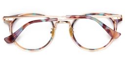 Angelia Floral Round Glasses3