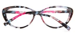 Charlene Cat-eye Floral Glasses5