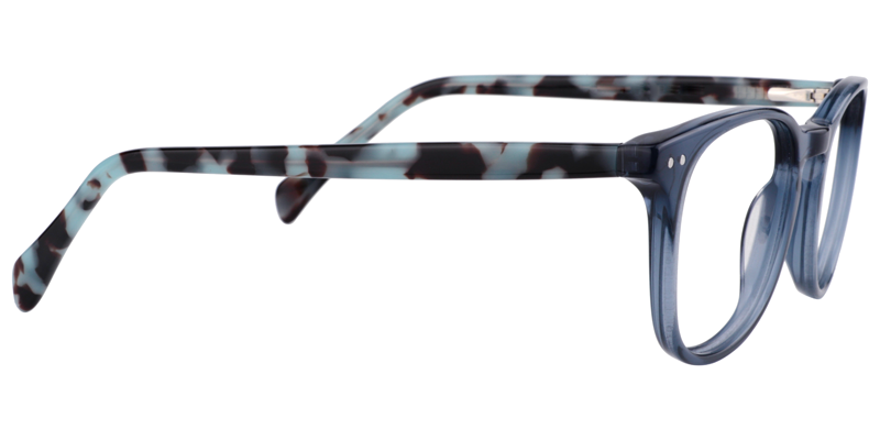 Round Dark Blue Glasses4