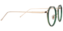 Carolyn Geometric Green Glasses 4