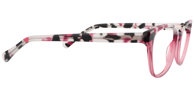 Oval Pink Glasses | Zeelool Eyewears4