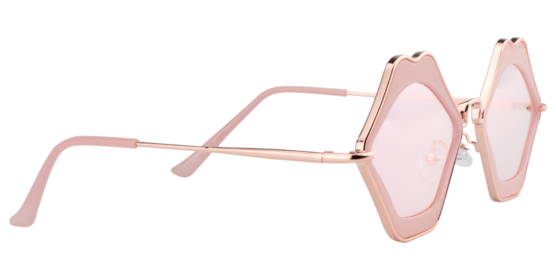 Lip-Shaped Pink Sunglasses | Zeelool Sunglasses4