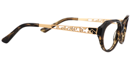 Zelda Oval Light Tortoise Glasses5