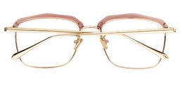 Madeline Browline Pink Glasses5