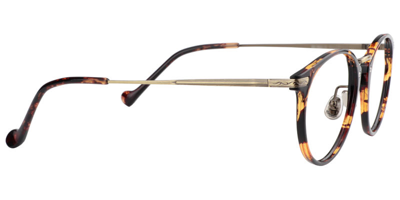 Round Tortoise Glasses | Zeelool Eyeglasses4