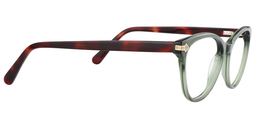 Ethel Cateye Green Glasses 4