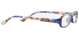Pennie Rectangle Blue Reading Glasses4