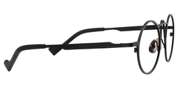 Abdul Round Black Glasses4