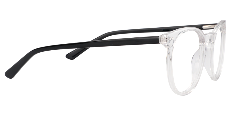Round Clear Glasses | Zeelool Eyeglasses4