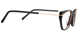 Frieda Rectangle Black Glasses4