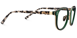 Matthew Round Green Glasses4