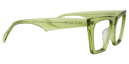 Cecile Cat Eye Light-Green Glasses3
