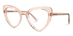 Shanne Geometric Beige Glasses1