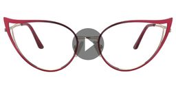 Phoenix Cateye Red Glasses0