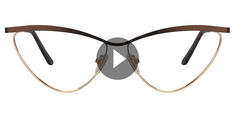Brown Cateye Glasses | Zeelool Eyeglass Frames0