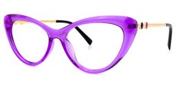 Bender Cateye Purple Glasses1