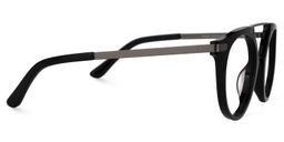 Buggie Round Black Glasses2