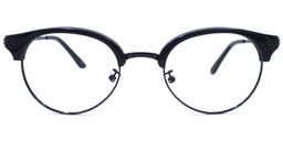 Malcolm X Browline Black Eyeglasses0