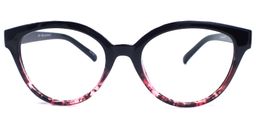 Audrey Hepburn Pink-Tortoise Cat Eyeglasses0
