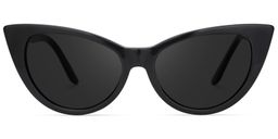 Marilyn Black Cat eye Sunglasses0