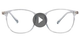 Aries Square Clear Glasses0
