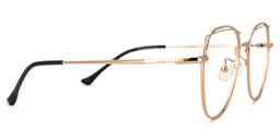Rozanna Geometric Rose-Gold Glasses2