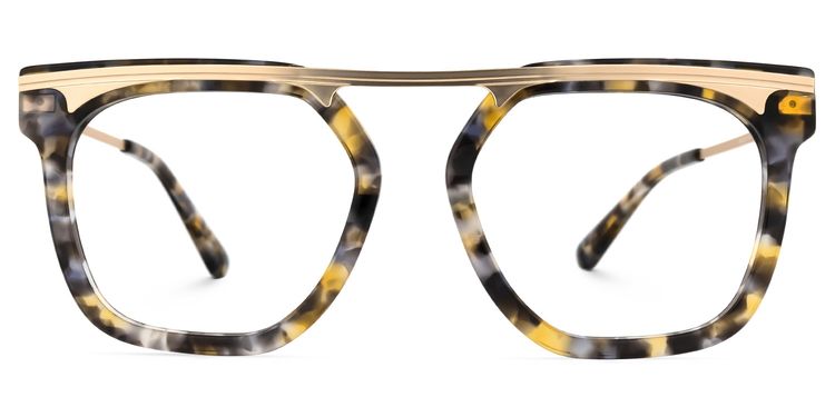 Josefina Square Gray-Tortoise Glasses
