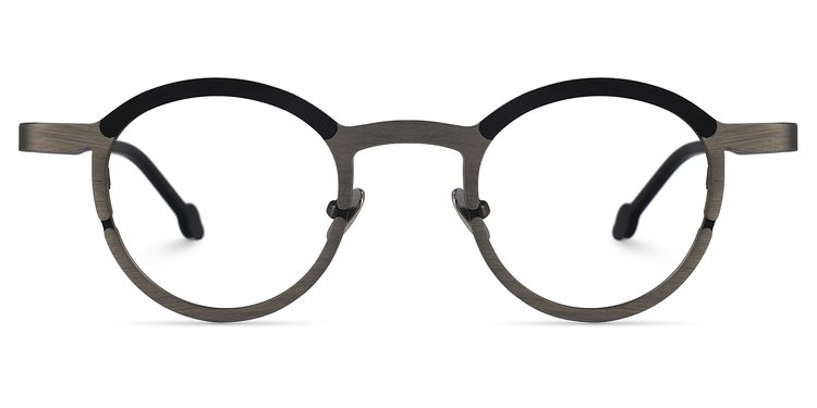 Castro Round Gray Glasses
