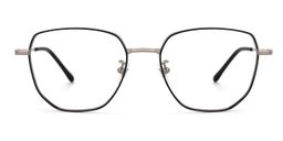 Owens Geometric Black-Silver Glasses0