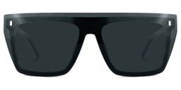 Kenya Square Gray Glasses0