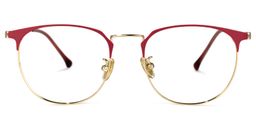 Adream Round Red Glasses0
